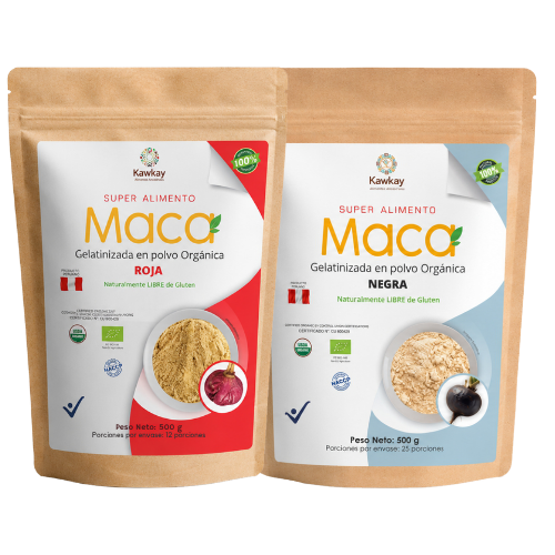 Maca Negra y Roja 500g