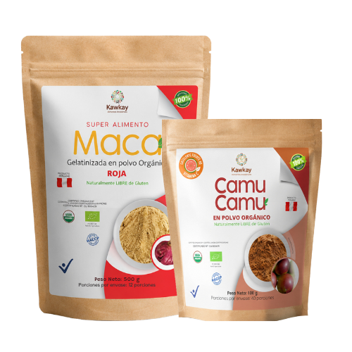 Camu Camu 100g + Maca Roja 500g