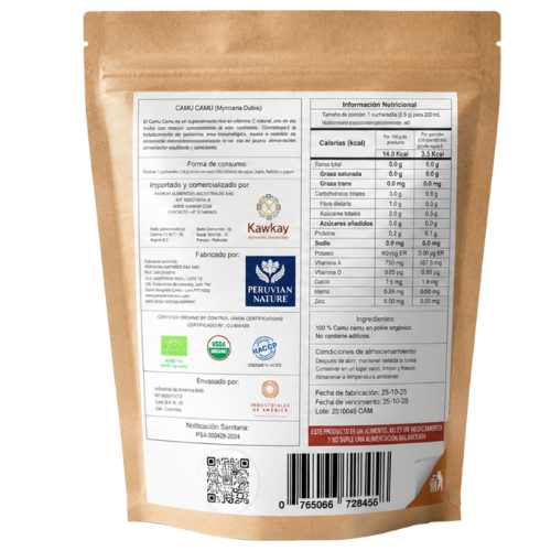 Camu Camu 100g + Maca Roja 500g - Image 5