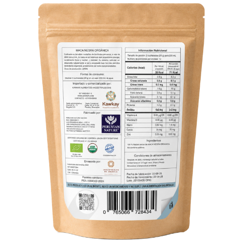 Maca Negra y Roja 500g - Image 3