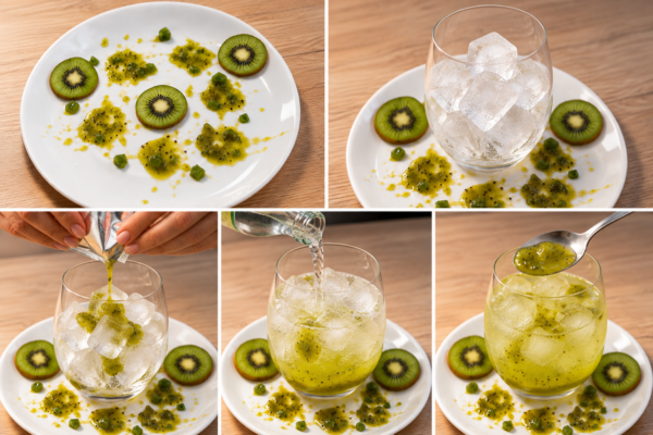 PREPARACION SODA ITALIANA FRUTOS VERDES